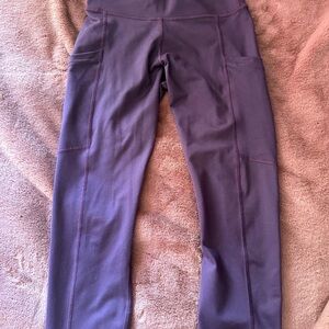 Fabletics Purple High-Waisted Leggings